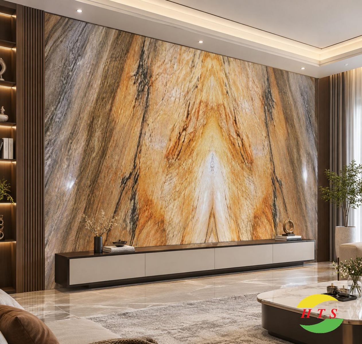 tranh đá đối xứng granite 